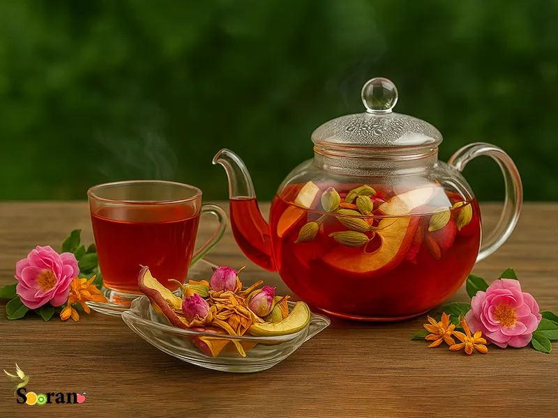 خواص چای میوه ای