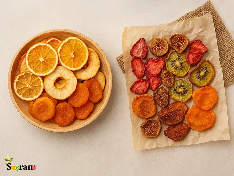 میوه خشک صنعتی و خانگی