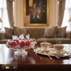 آبنبات خانگی با میوه خشک