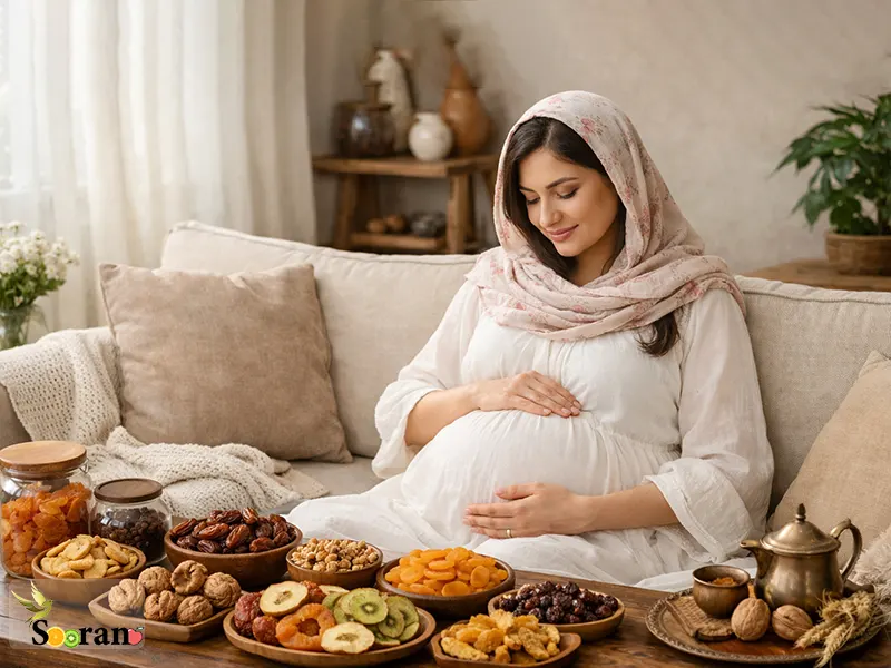 میوه خشک مخصوص خانم های باردار و شیرده