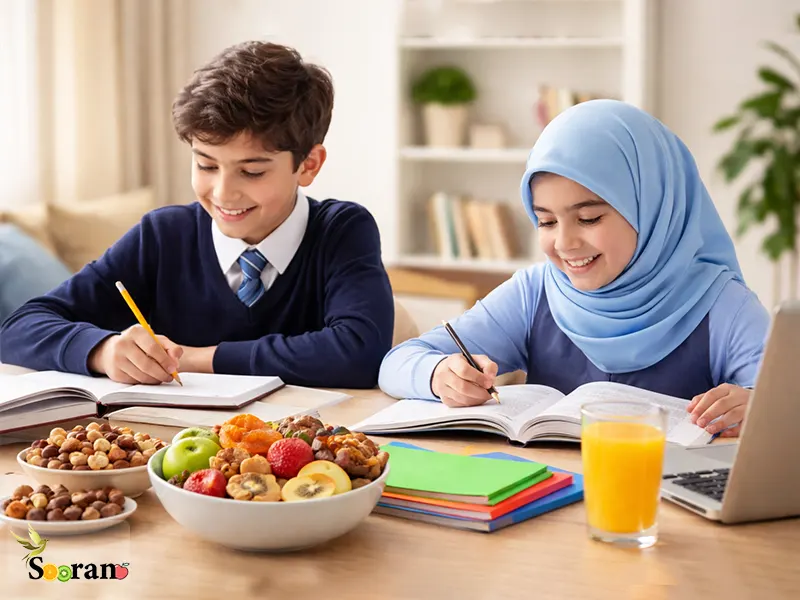 بهترین تغذیه برای روزهای امتحان یا کار زیاد