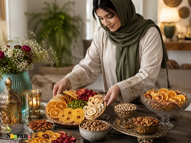 بهترین ترکیب میوه خشک برای پذیرایی